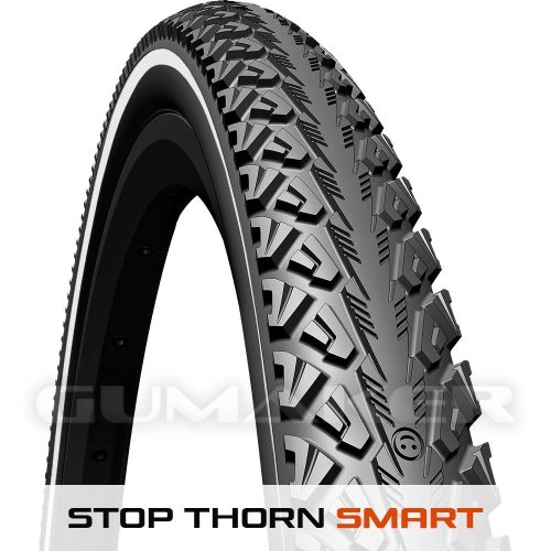 47-406 20x1,75 V81 Shield (APS) Stop Thorn Smart reflektoros Rubena kerékpár gumi