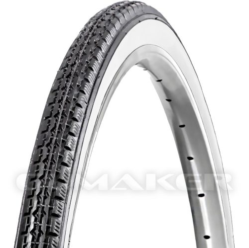 37-584 26x1 1/2-1 3/8 VRB017 fekete/fehér Vee Rubber kerékpár gumi